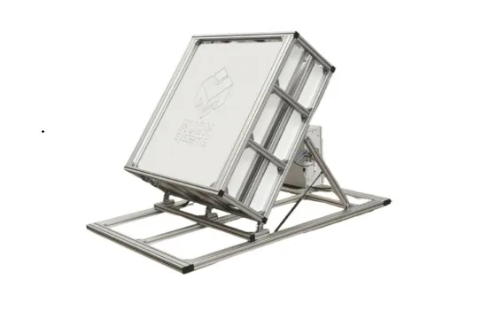 Detector portátil y orientable de muones para registrar trayectorias en aplicaciones de muografía. Fuente: Muon systems