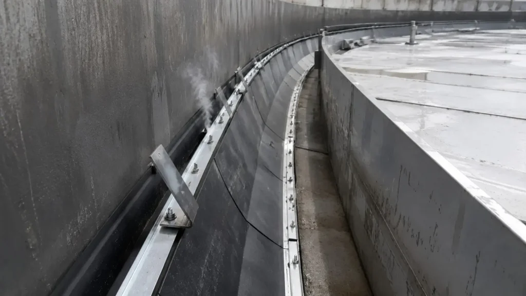 Evaporative losses in tanks: Rim seal and operational safety