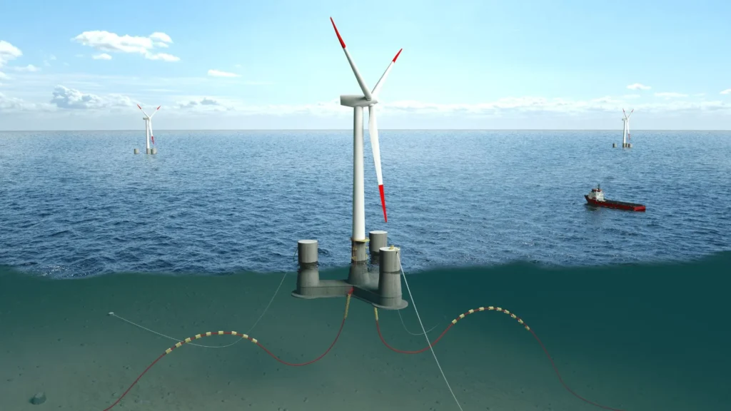 Base eólica flotante OO-STAR