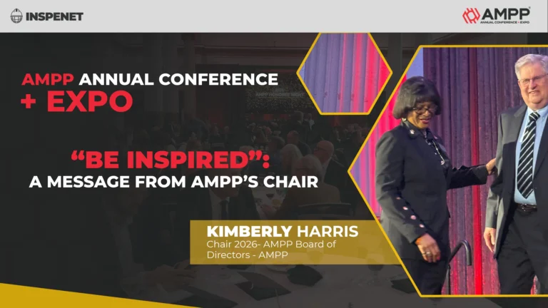 AMPP 2026 Annual Conference + Expo with Kimberly Harris highlighting her inspirational message as AMPP President.