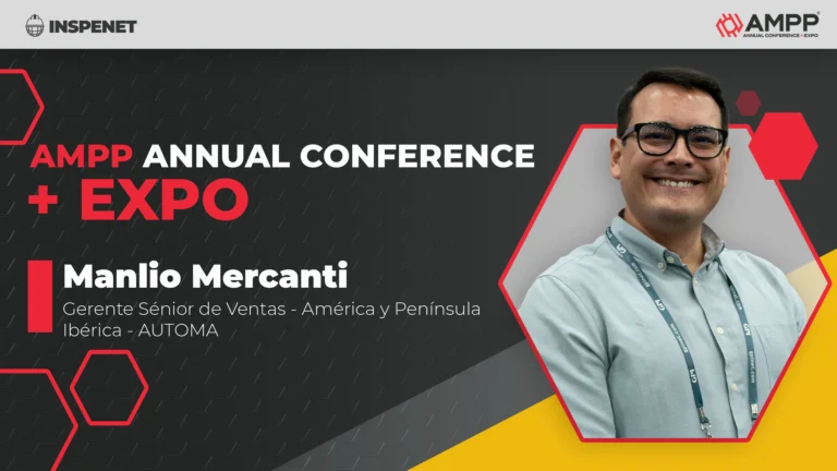 Manlio Mercanti en AMPP Annual Conference + Expo presentando soluciones de monitoreo remoto de corrosión.
