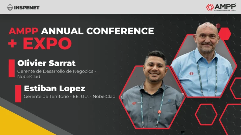 Revestimiento antiexplosión y expertos de NobelClad en AMPP 2026.