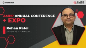 Rohan Patel, CEO of AsInt, at AMPP Annual Conference + Expo 2026.