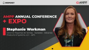 Stephanie Workman en AMPP Annual Conference + Expo 2026.