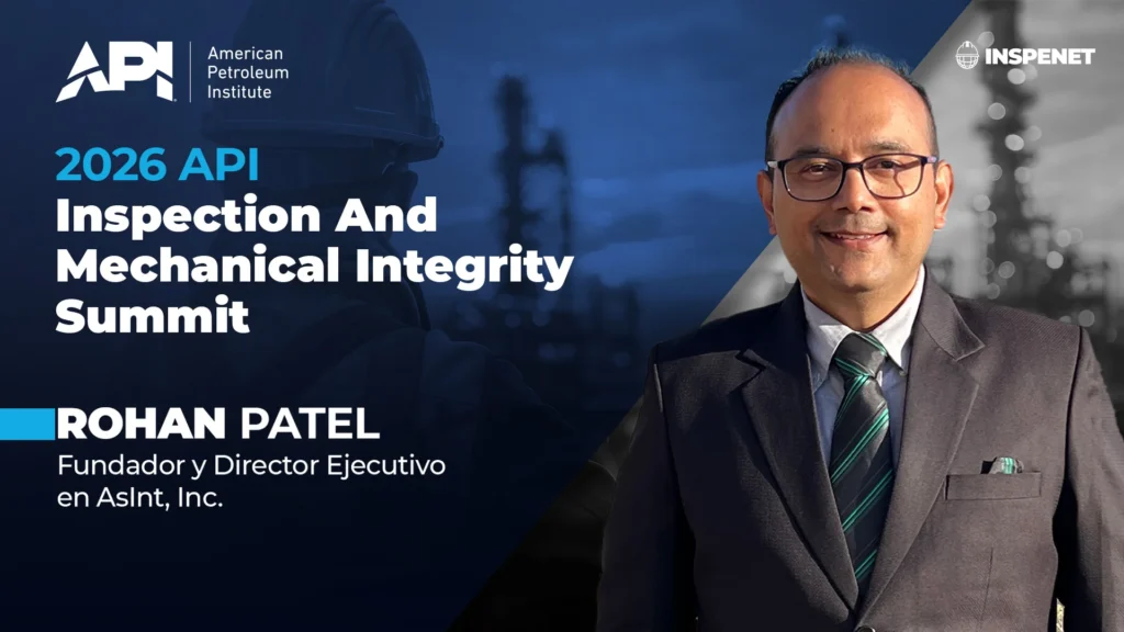 AsInt: Rohan Patel, fundador y CEO, en el API Inspection and Mechanical Integrity Summit 2026.