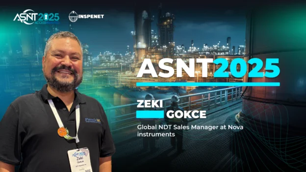 Zeki Gokce, Global NDT Sales Manager at Nova Instruments, during ASNT 2025
