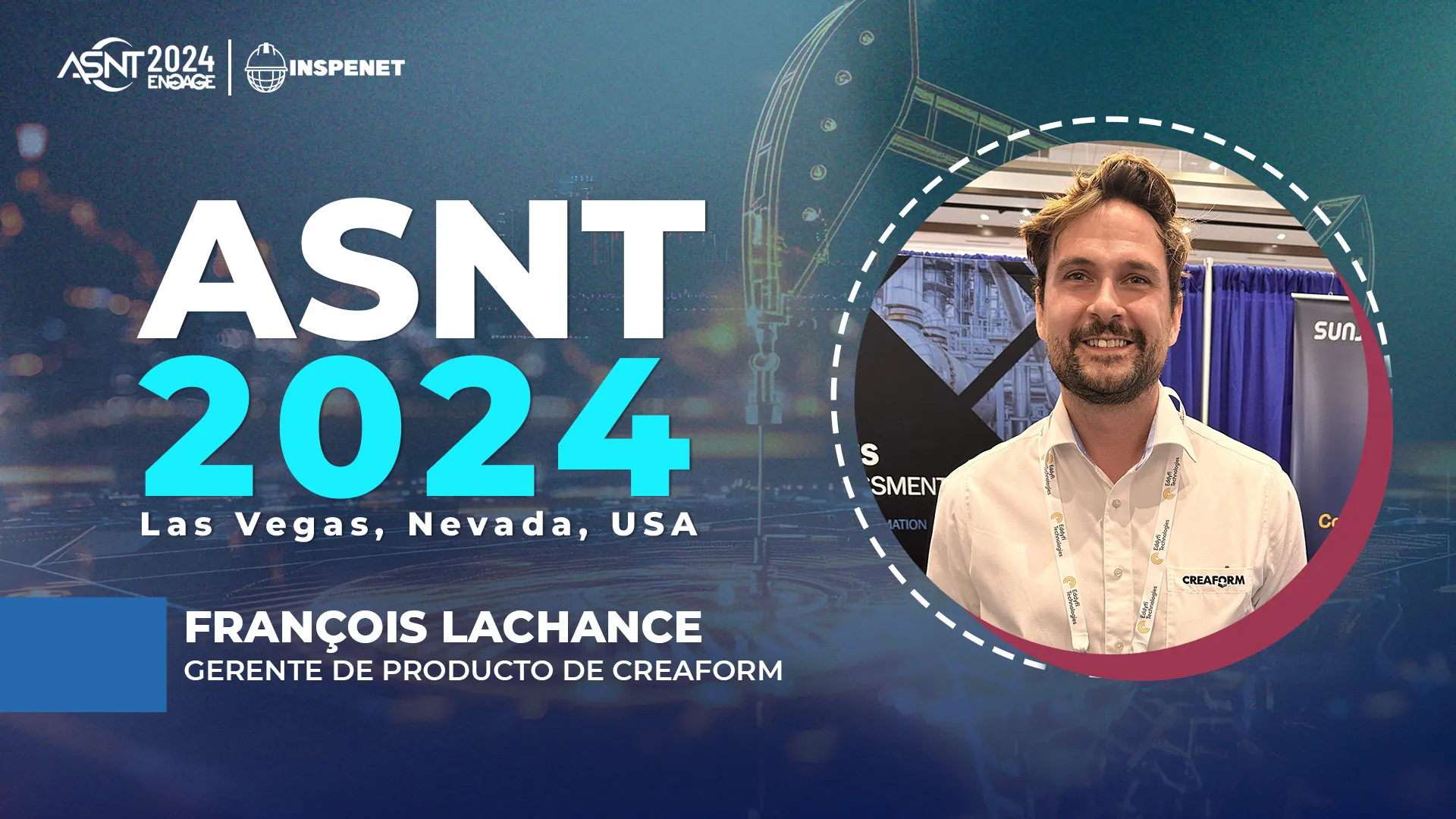 Creaform presenta tecnología de escaneo 3D en ASNT 2024