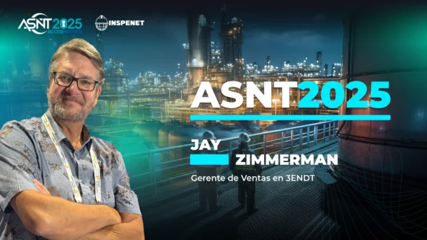 Jay Zimmerman, Gerente de Ventas de 3E NDT, durante su participación en la conferencia ASNT 2025.