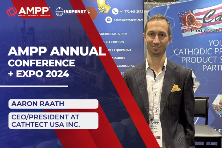 Aaron Rath from Cathtect USA at AMPP 2024