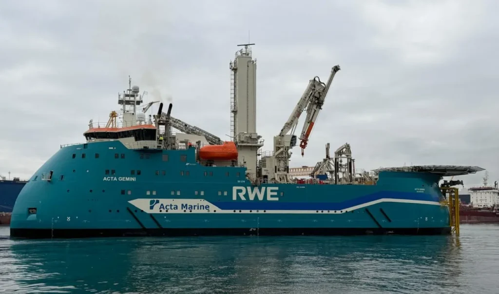 Acta Marine Receives CSOV Acta Gemini for Offshore Wind