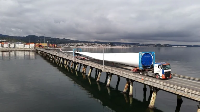 Aerogeneradores gigantes llegan a Chile