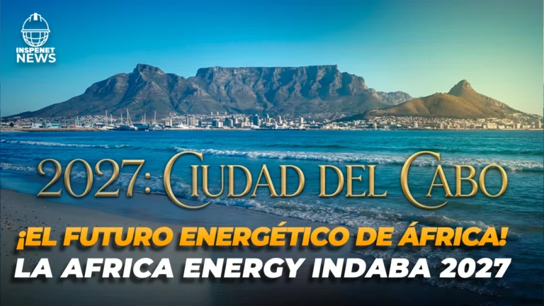 Africa Energy Indaba 2027 en Ciudad del Cabo con vista costera.