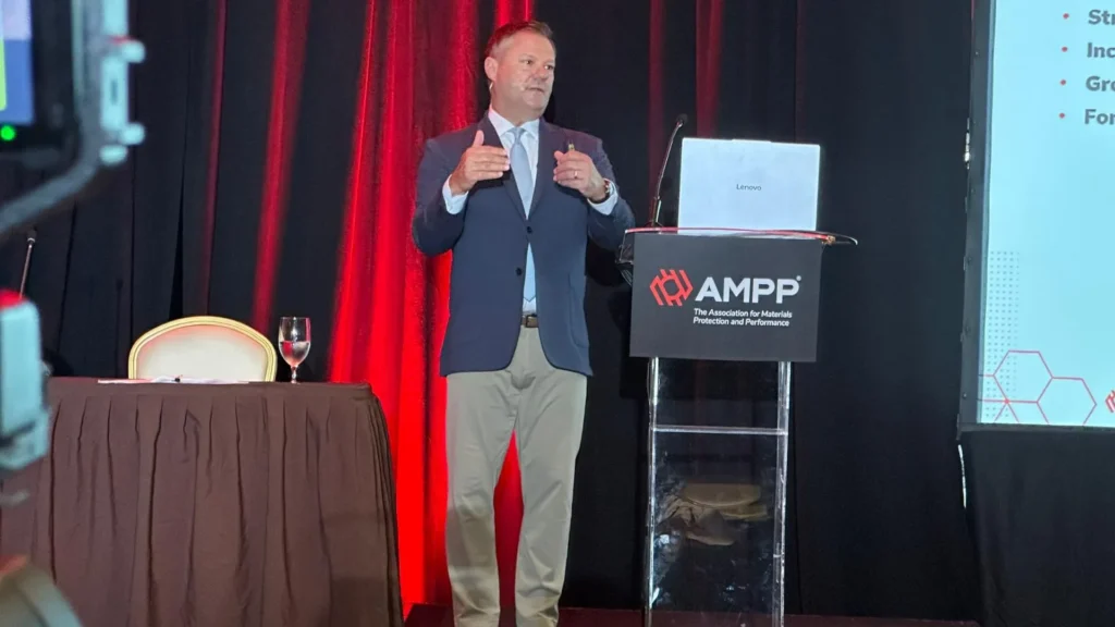 Alan Thomas at the AMPP LatinCORR 2025 Conference