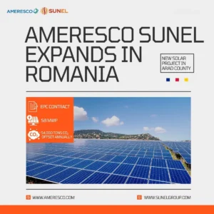 Ameresco Sunel construirá una planta solar de 58 MWp en Rumanía
