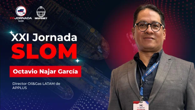 Nájar García, director de Oil & Gas LATAM en Applus+, durante la XXI Jornada SLOM en Panamá.