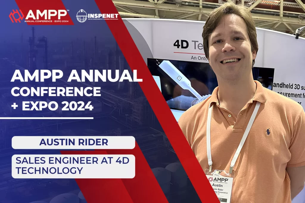 Austin Rider from 4d Technology at AMPP 2024