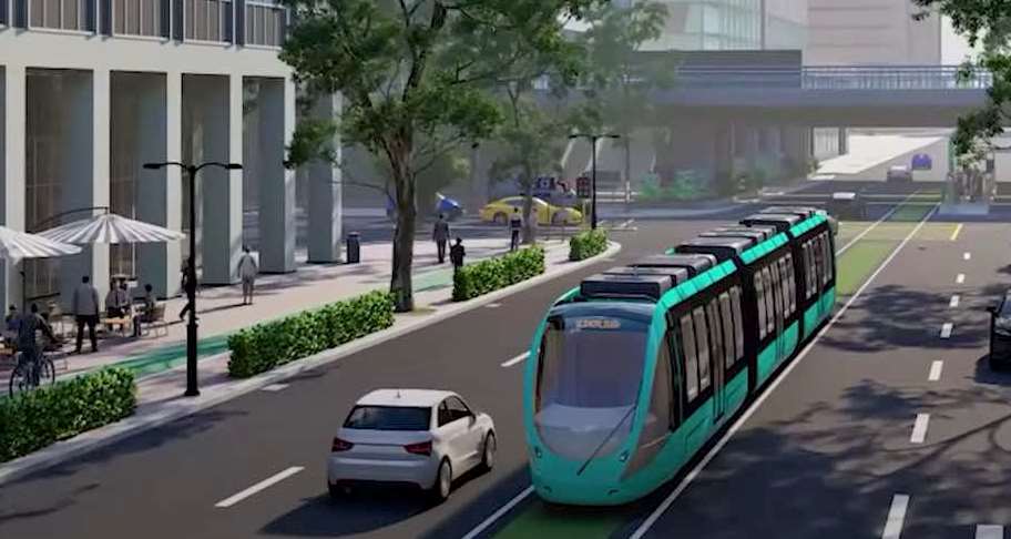 Australia: prueban el primer tranvía eléctrico sin rieles