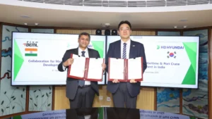 BEML y Corea del Sur se alían para fabricar grúas portuarias inteligentes en India