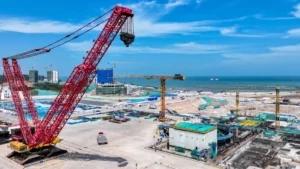 China promotes Bailong 2 with first concrete pouring of its conventional island