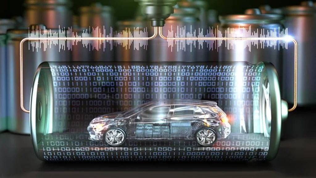 Representación de baterías de vehículos eléctricos