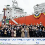 El bautizo de los buques propulsados por amoníaco