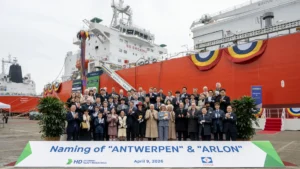 HD Hyundai unveils the world’s first ammonia-powered vessels