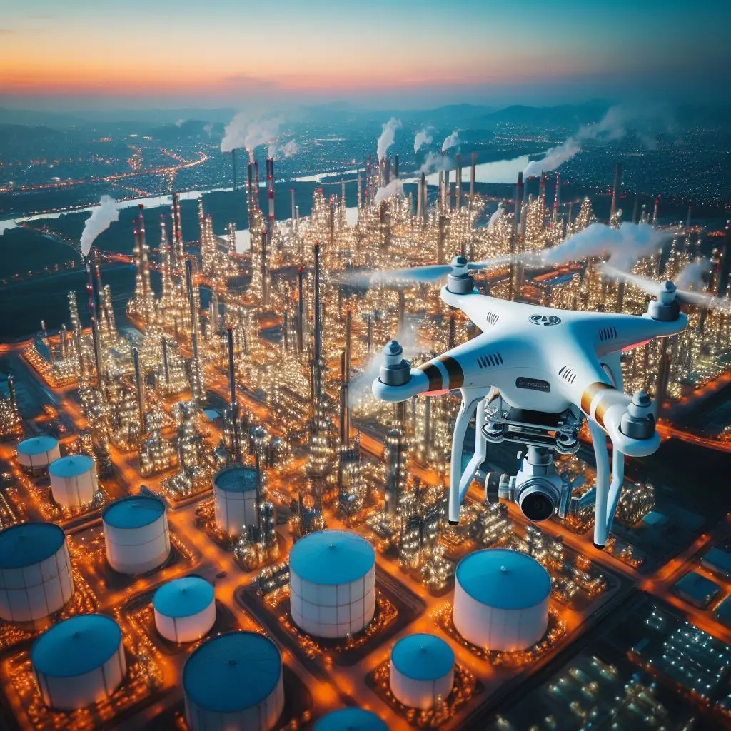 Beneficios de la inspección no tripulada en refinerías