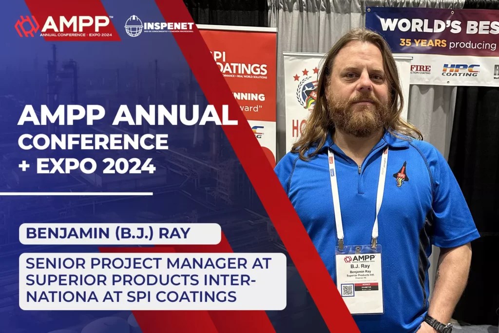 
Benjamin Ray from SPI Coatings at AMPP 2024