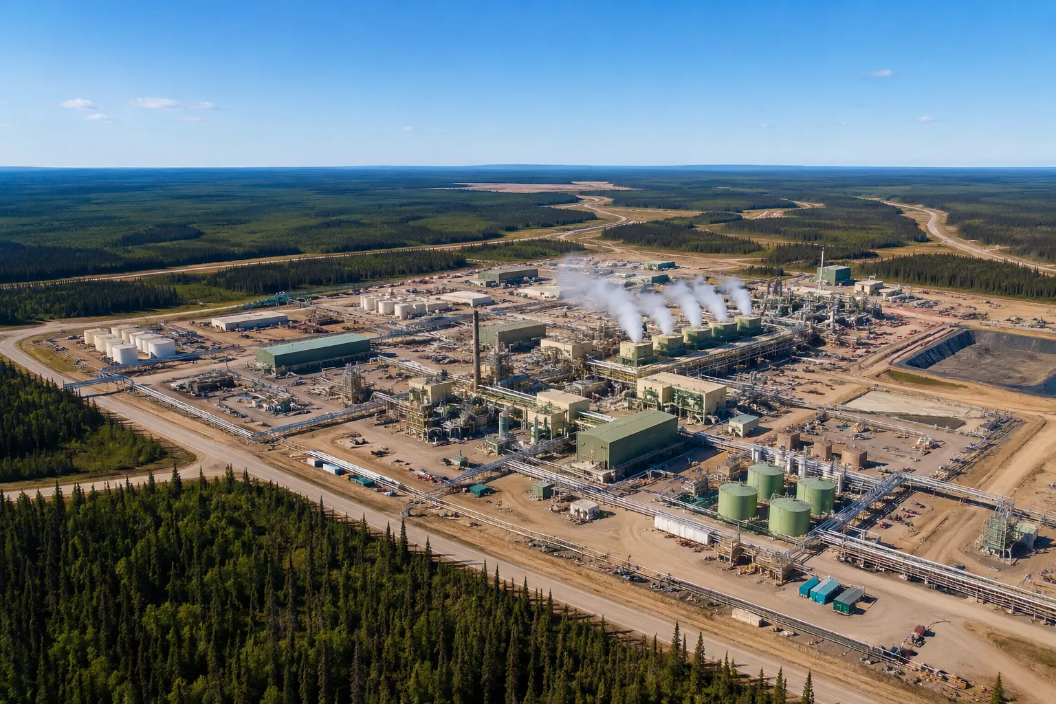 Blackrod Phase 1 y estratégica infraestructura de arenas petrolíferas en Alberta para producir 30.000 barriles diarios.