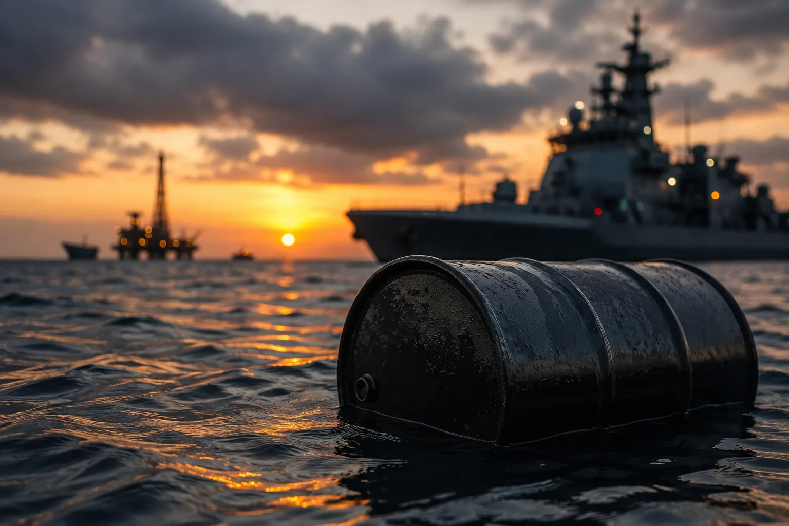 Bloqueo naval de Ormuz reduce el tráfico de tanqueros petroleros