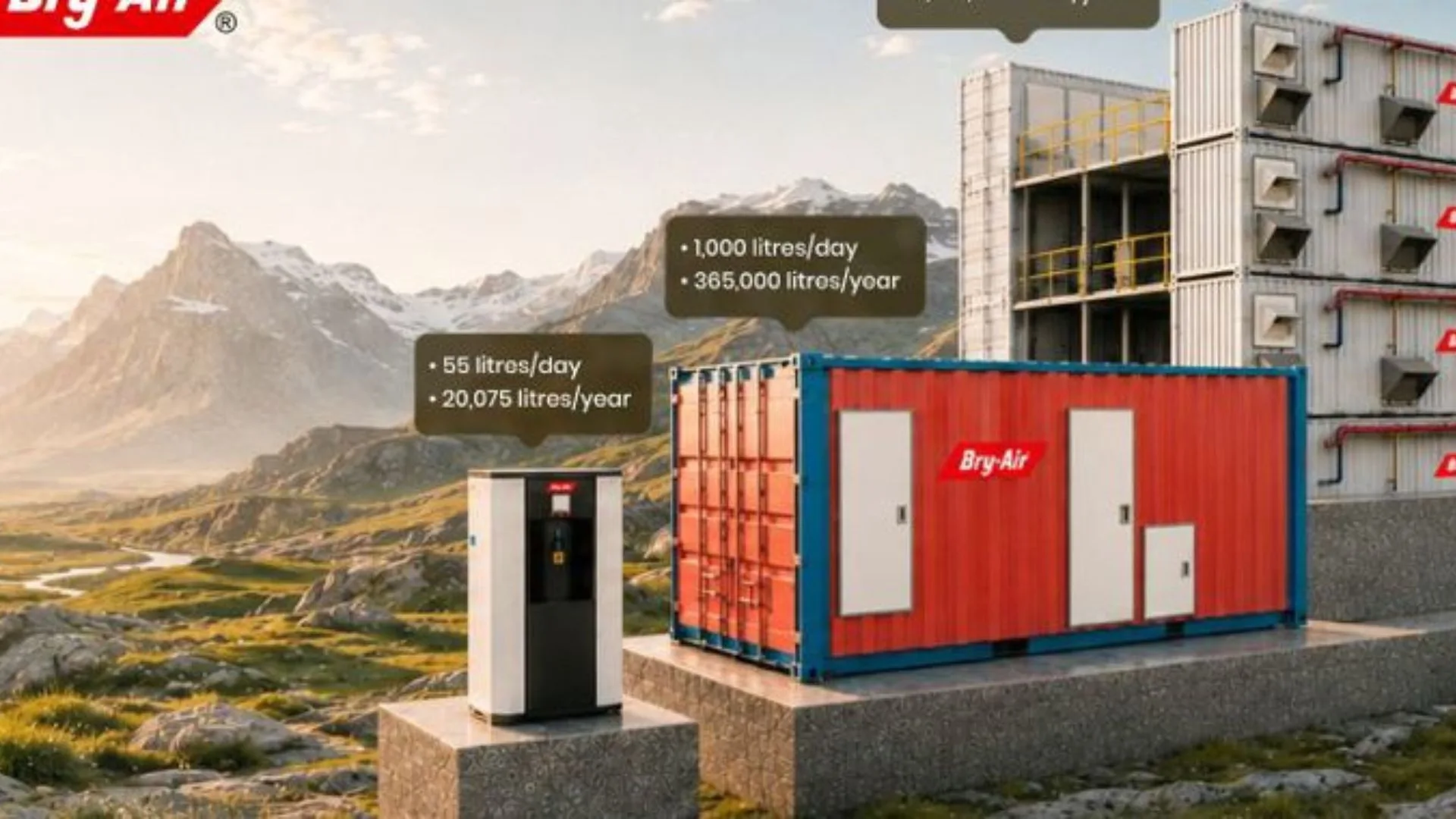 Bry-Air fomenta la generación de agua a partir del aire con sistemas AWG