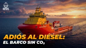 Buque offshore avanza con amoníaco en alta mar del Norte