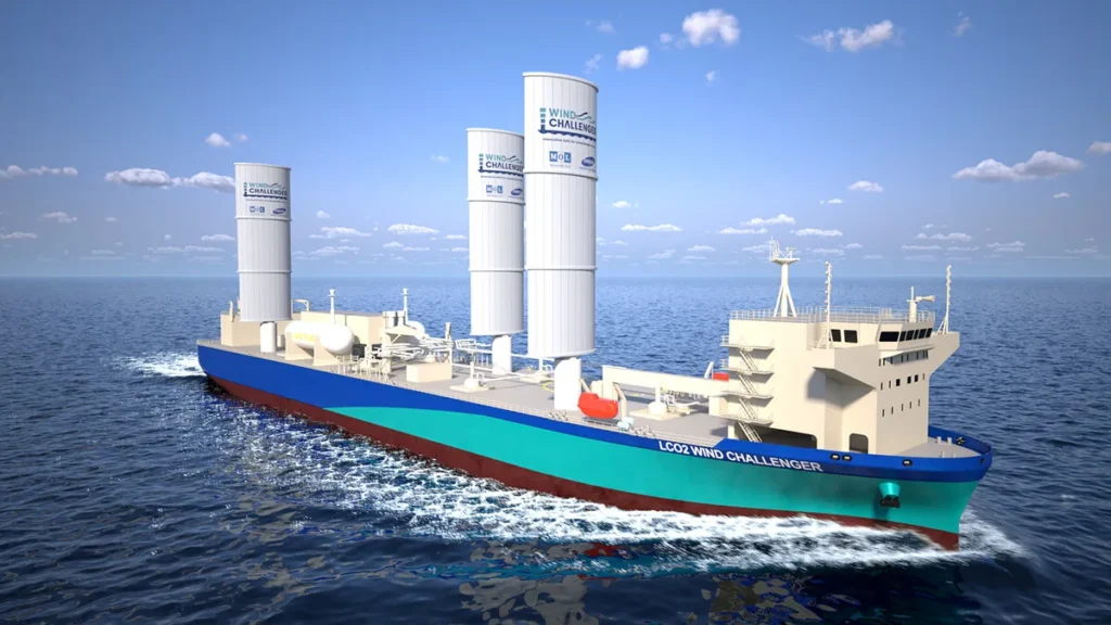 MOL Drives CO₂ Transport with Wind Propulsion