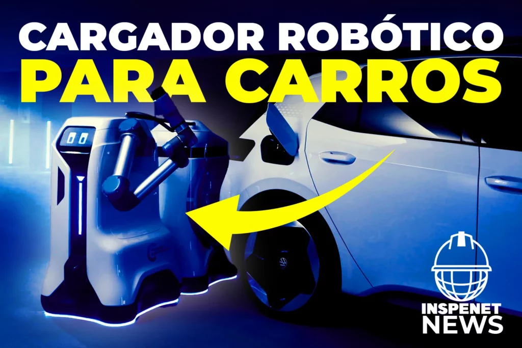 Este robot carga tu coche eléctrico automáticamente