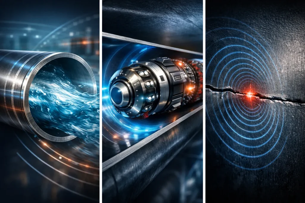 CO2 pipeline transport and advanced inline inspection for CCUS applications.