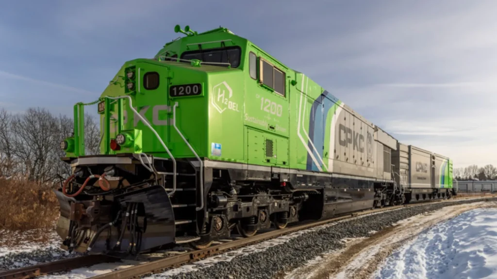CPKC finalizan construcción de estaciones de hidrógeno para transporte ferroviario en Alberta