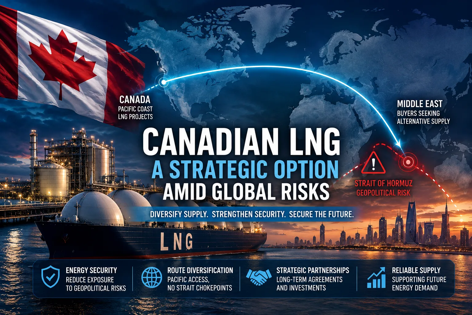 Canadian LNG gains strategic value amid Middle East supply risks