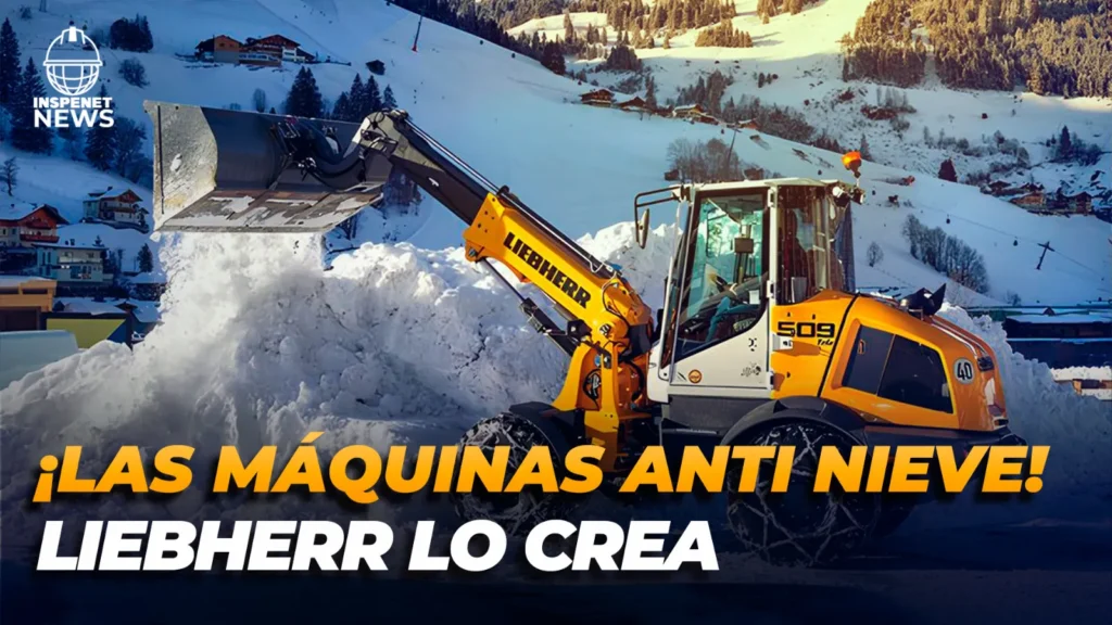 Cargadoras de ruedas Liebherr dominan la nieve con fuerza