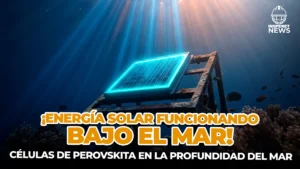 Células solares submarinas generan electricidad a 10 metros