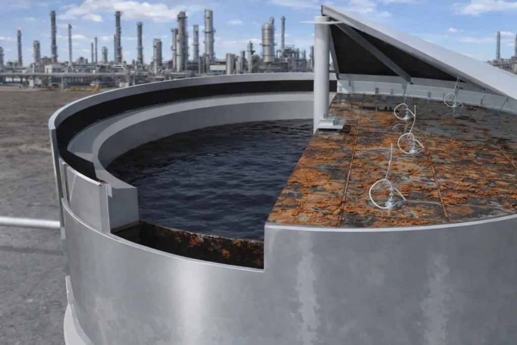 Predictive corrosion control in internal floating roofs (IFR)