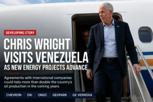 Chris Wright in Venezuela Amid New Energy Projects