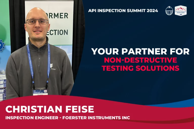 Christian Feise from Foerster Instruments at API Summit 2024