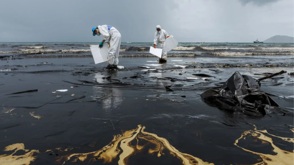 Científicos crean esponja para derrames de petróleo