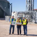 Inyección de GNR en planta de Texas