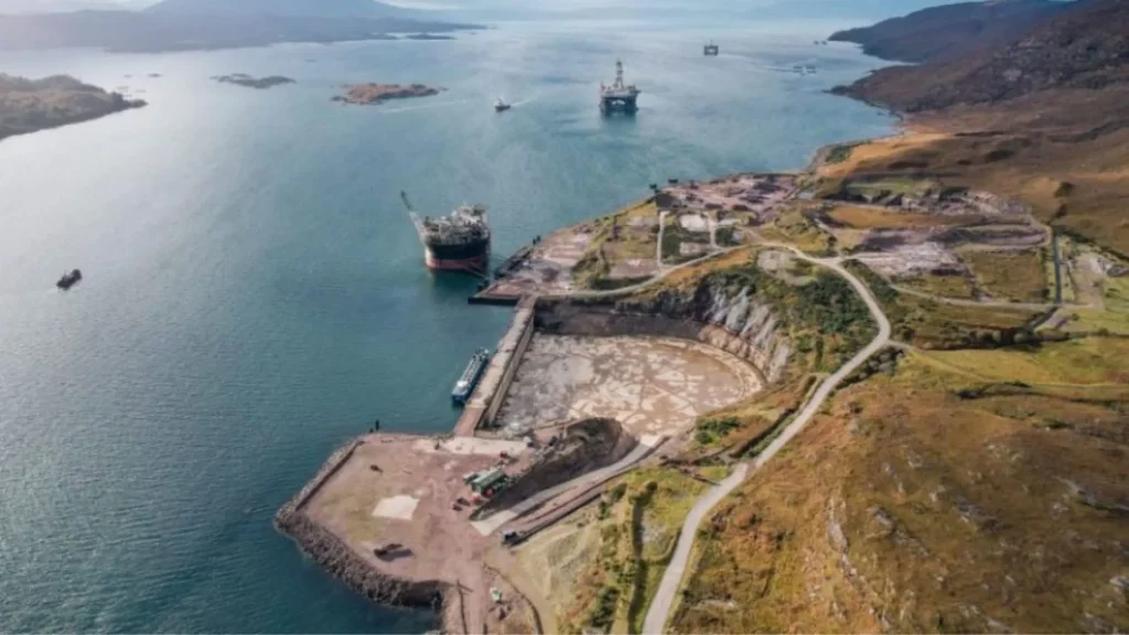 Expansion of Kishorn Port for Floating Foundations Has Begun
