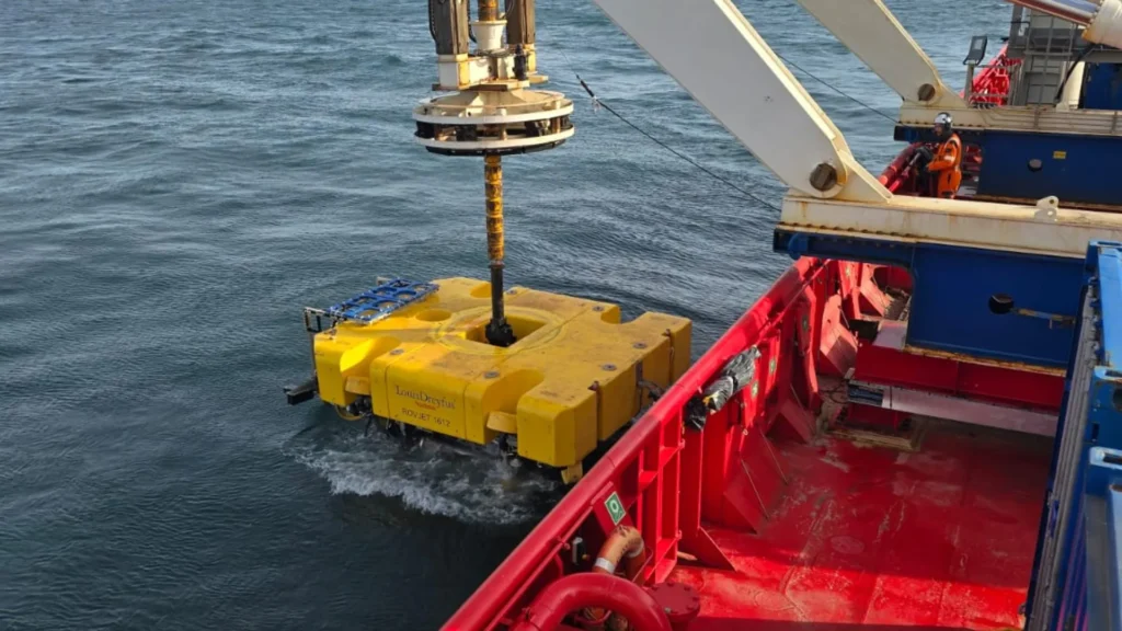 Completan la instalación de cables submarinos en el Dogger Bank