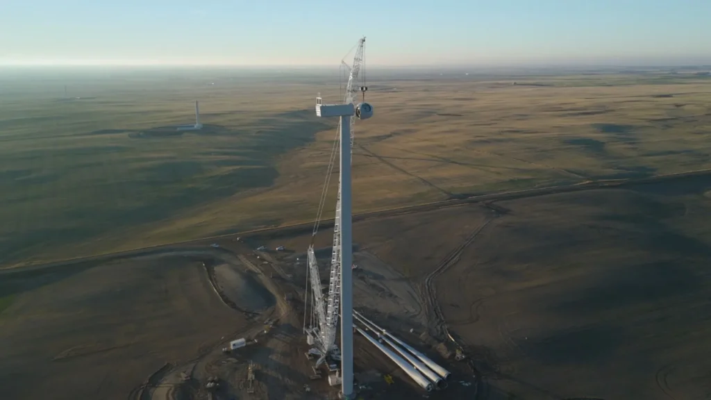 Completan instalación de turbinas eólicas en el parque Forty Mile en Canadá