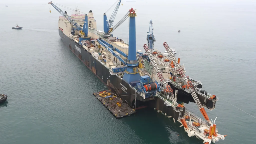 Completan instalación del gasoducto Scarborough