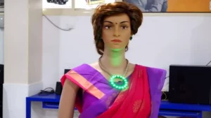 Iris la primera robot profesora con IA de India