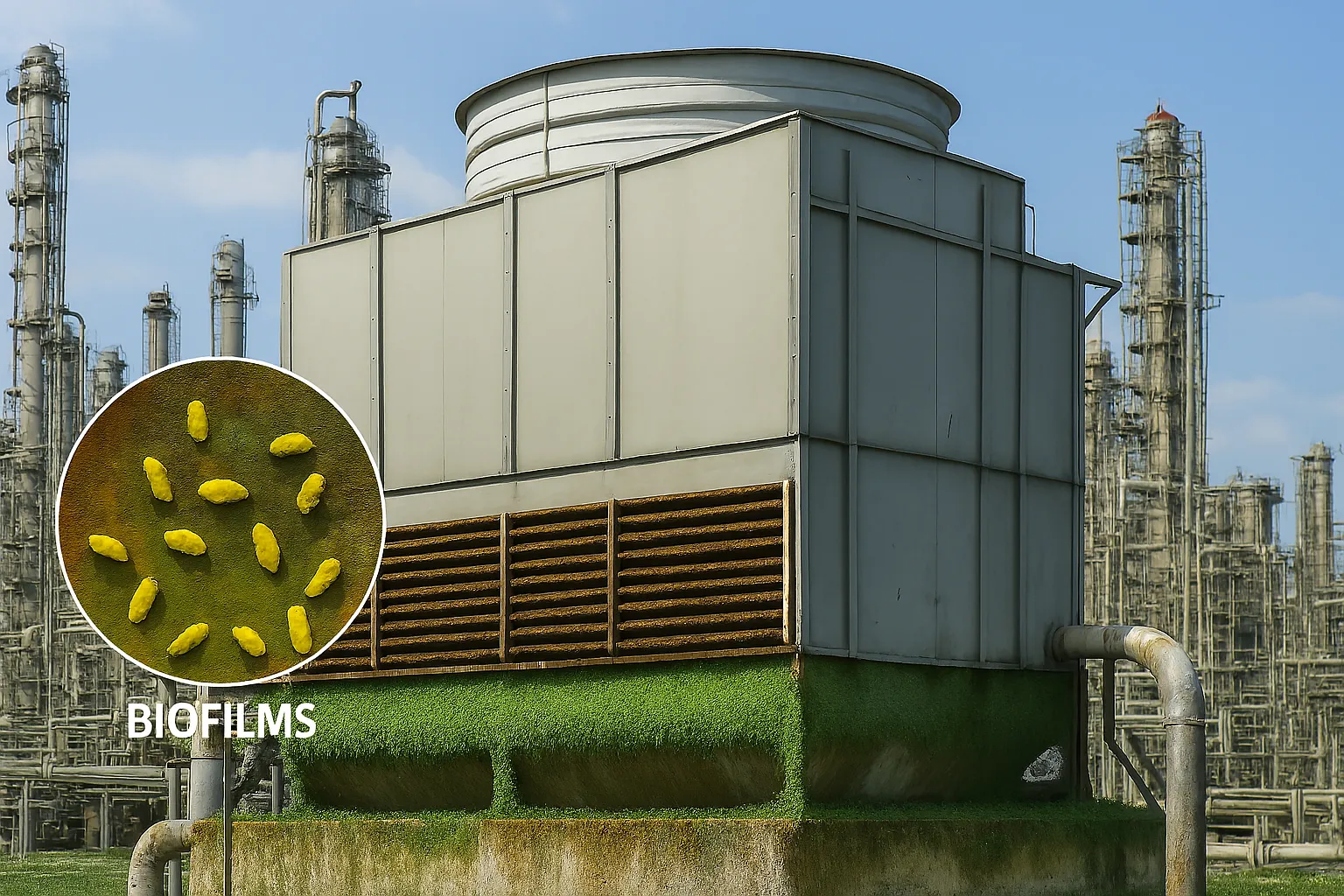 Corrosion in industrial cooling systems: mechanisms and control